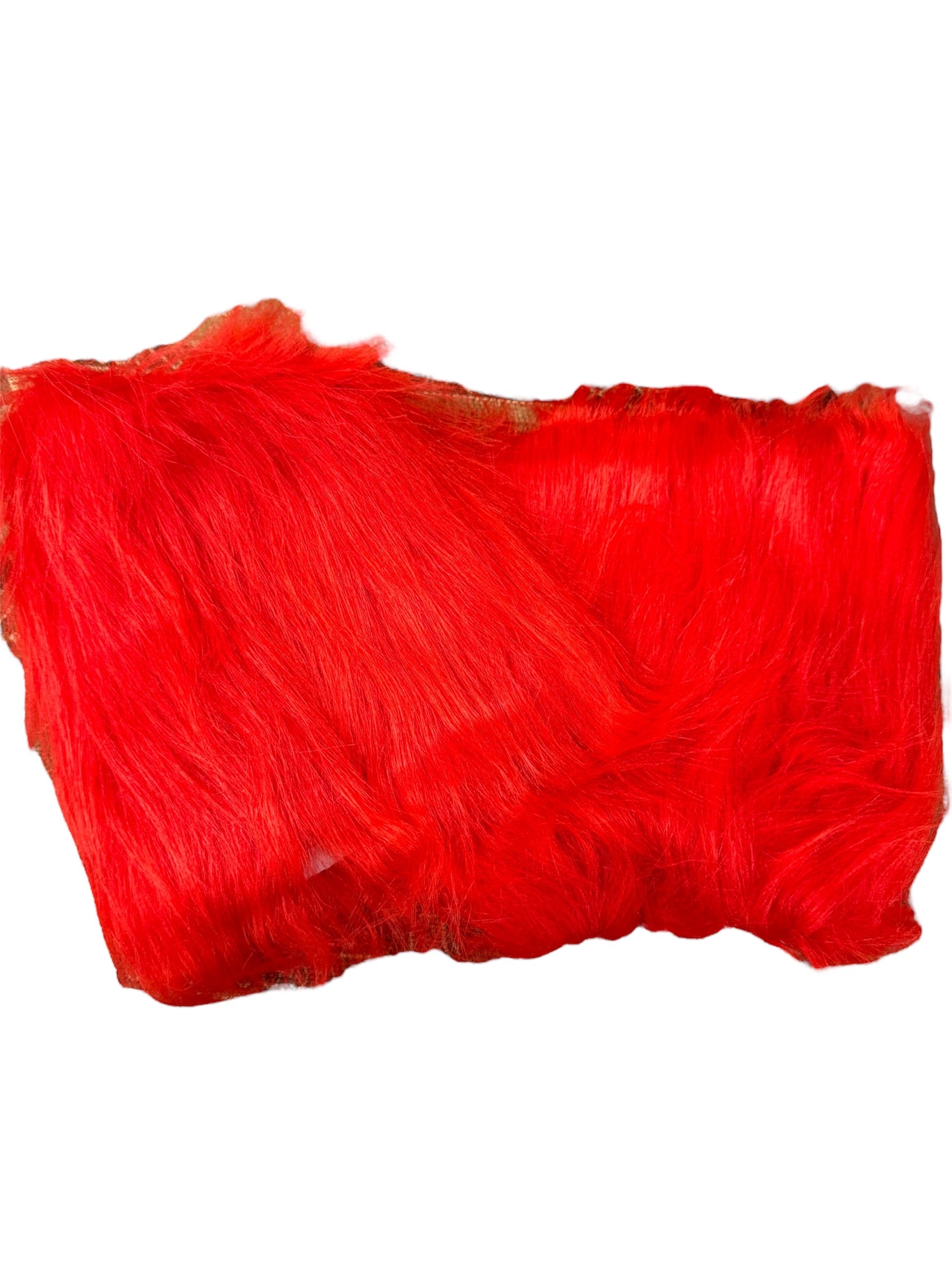 Red Fuzzy Legwarmers