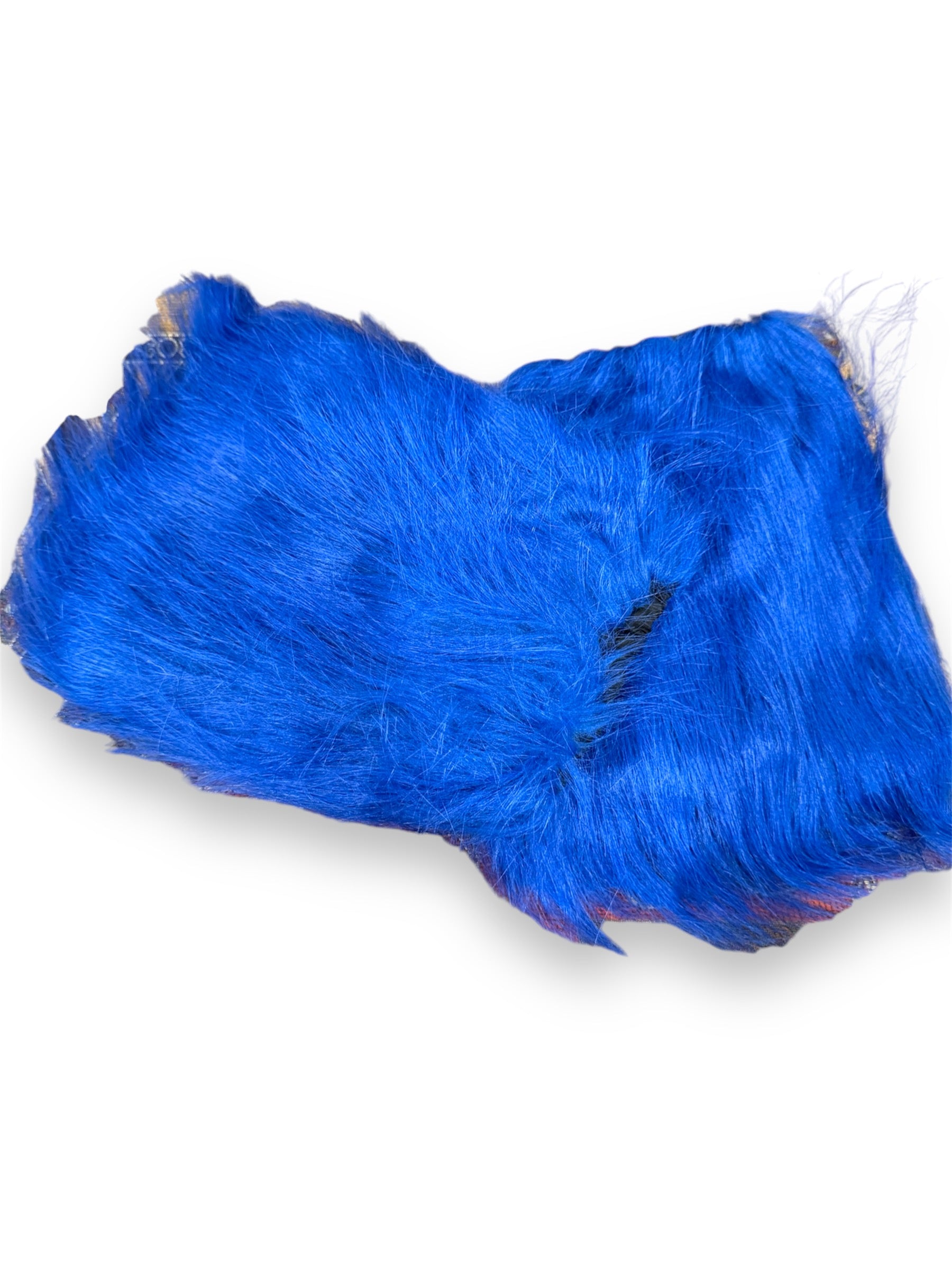 Blue Fuzzy Legwarmers