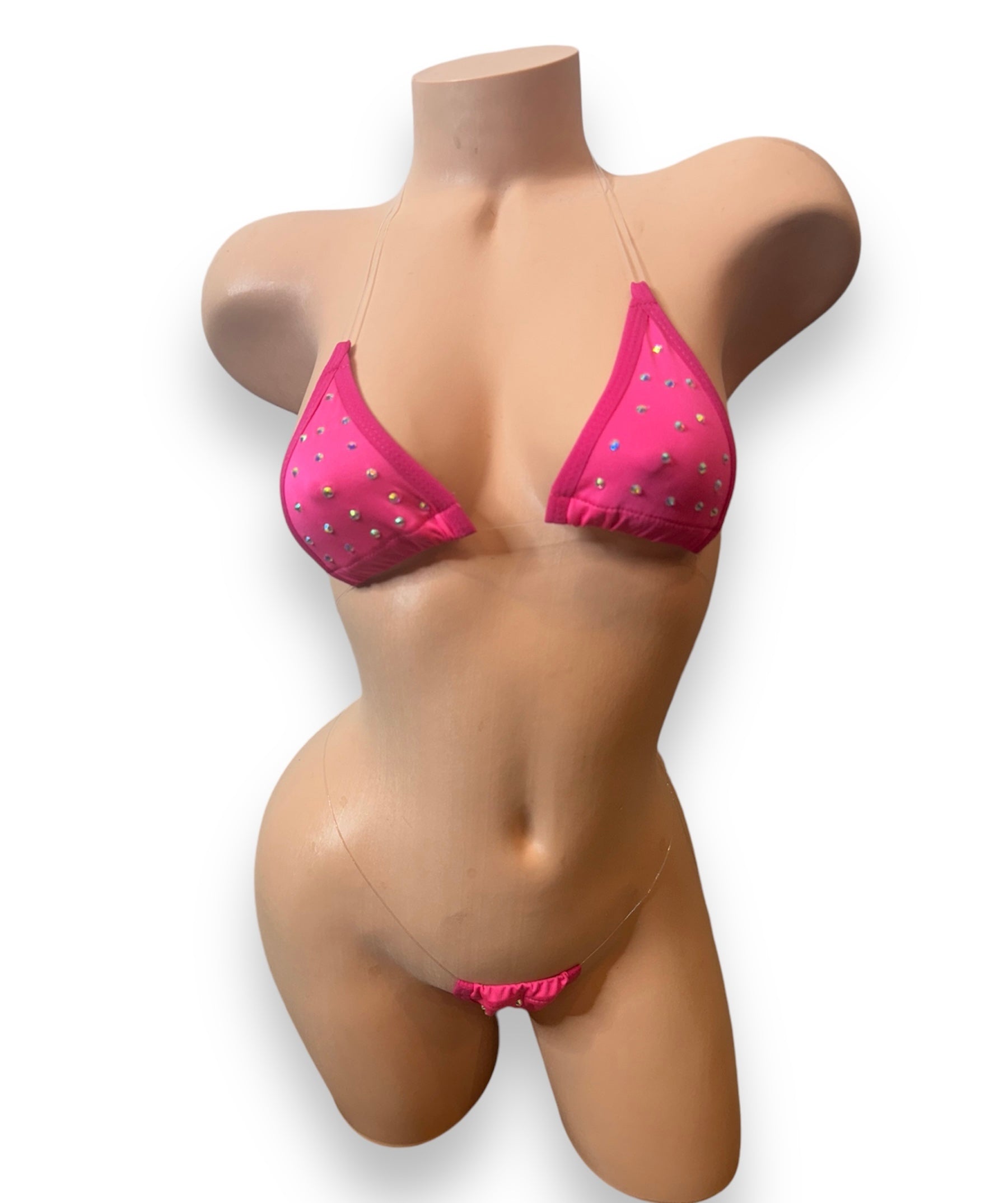 Hot pink Micro-bikini