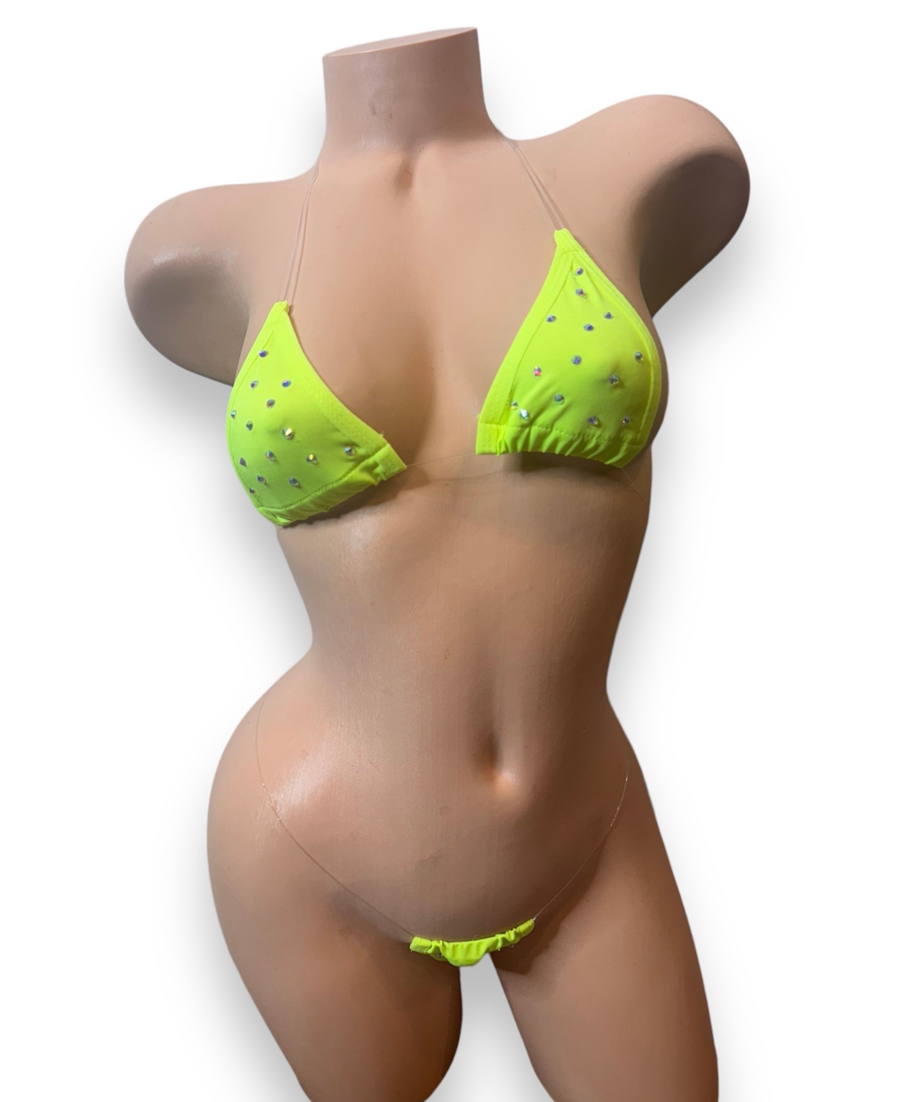 Lime green Micro-bikini