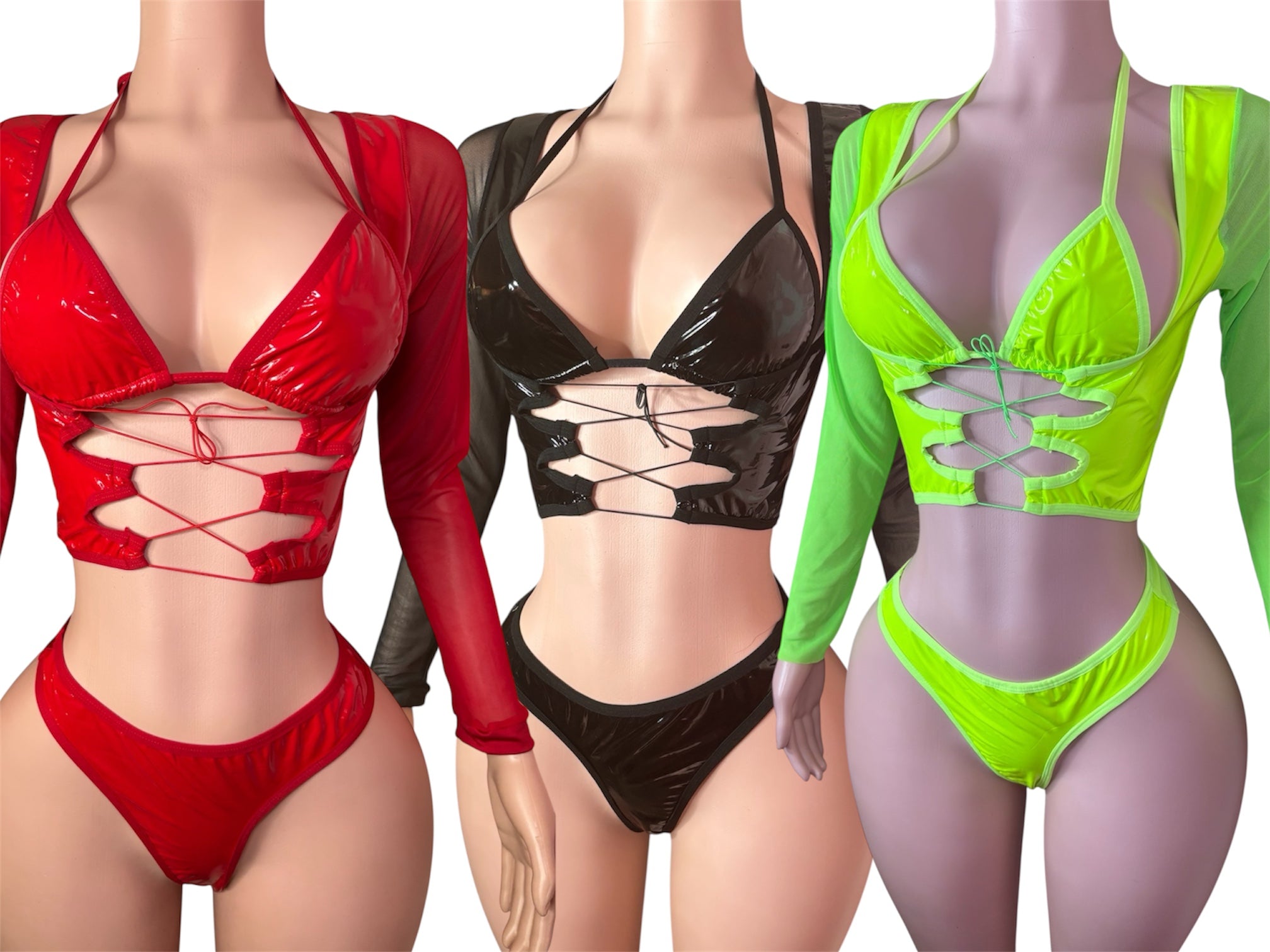 Latex Bartender Outfits