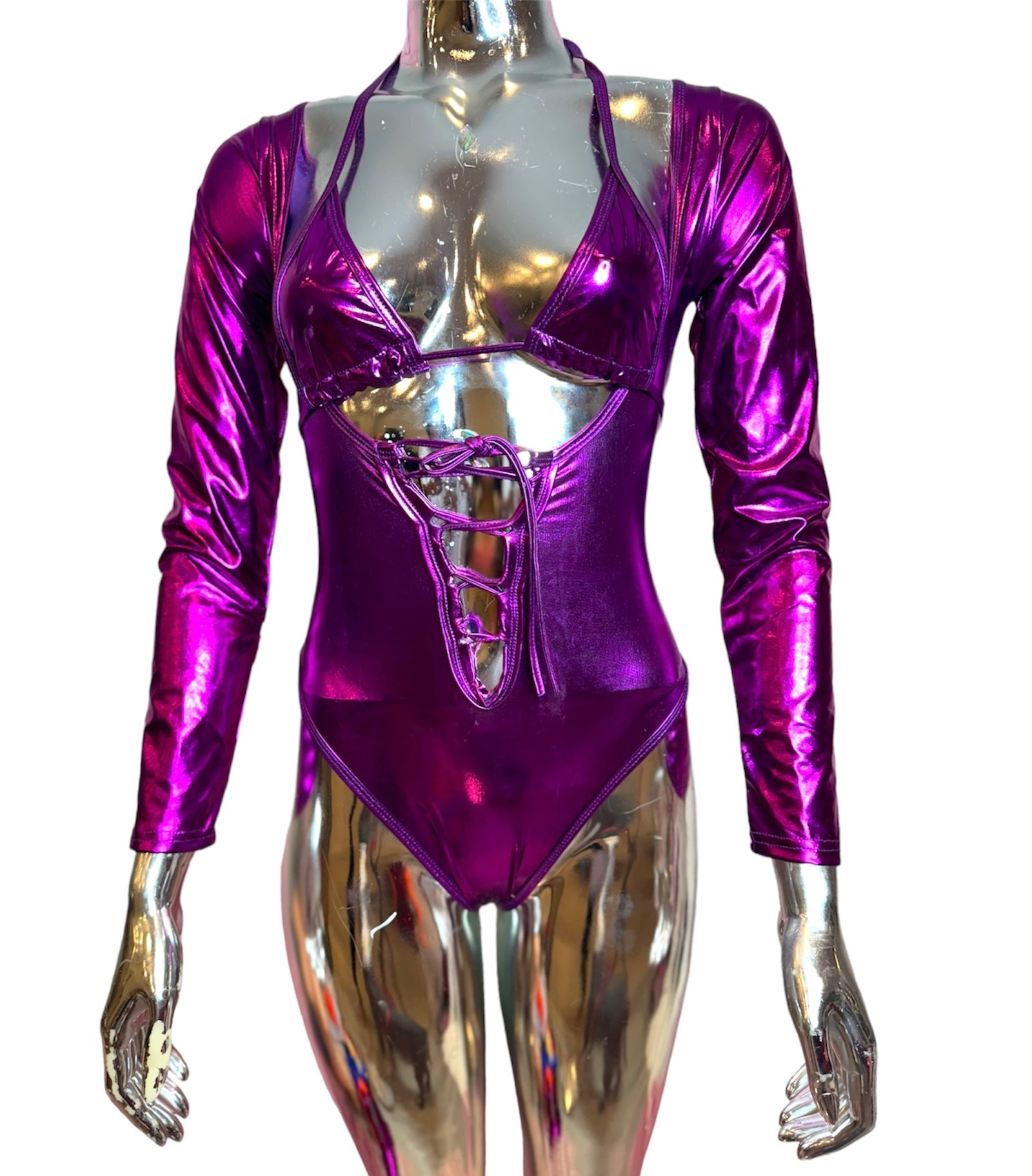 Purple Bartender outfit
