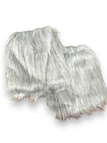 Gray Fuzzy Legwarmers