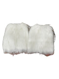 White Fuzzy Legwarmers