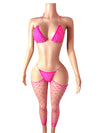 Hottie Latex Bikini Set