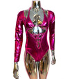 Metallic Pink Bartender Outfit